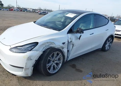 2021 Tesla Model Y Long Range Dual Motor All-Wheel Drive из США, поврежденный, VIN 5YJYGDEE1MF094603